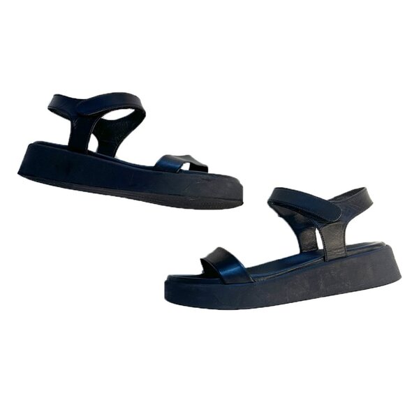 Ancient Greek Sandals Black Salamina 8 - Picture 2 of 3